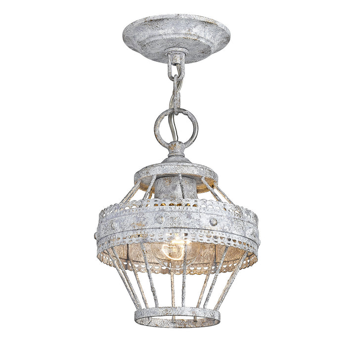 One Light Mini Pendant from the Ferris collection in Oyster finish