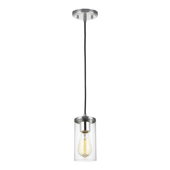 Generation Lighting - 6190301-05 - One Light Mini-Pendant - Zire - Chrome