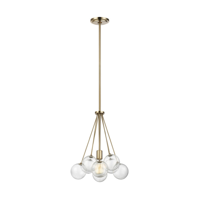 Generation Lighting - 6514301-848 - One Light Pendant - Bronzeville - Satin Bronze