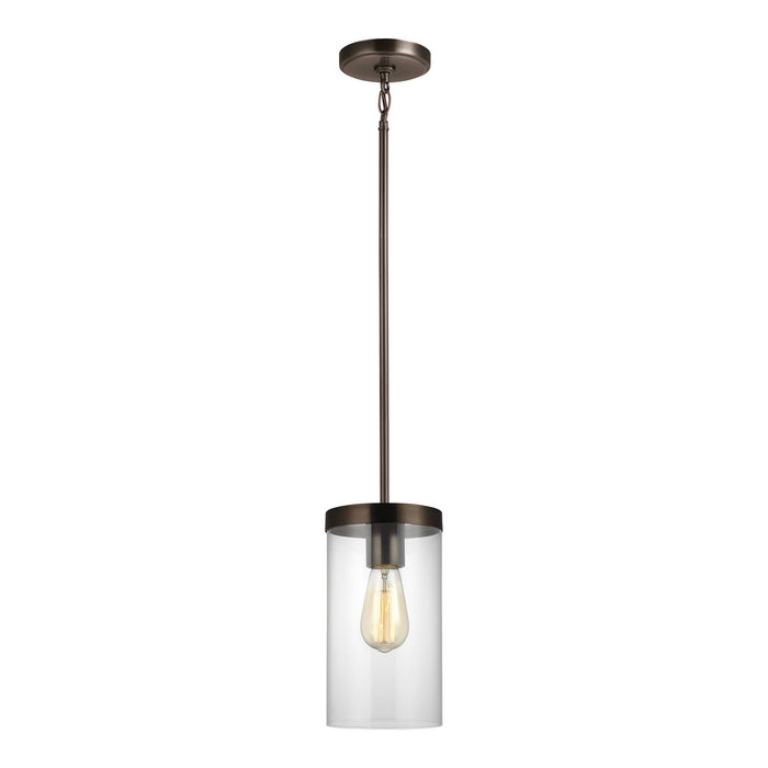 Generation Lighting - 6590301-778 - One Light Pendant - Zire - Brushed Oil Rubbed Bronze