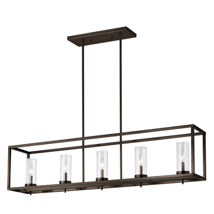 Generation Lighting - 6690305-778 - Five Light Island Pendant - Zire - Brushed Oil Rubbed Bronze