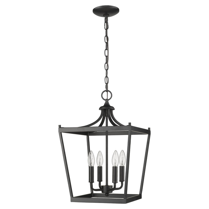 Acclaim Lighting - IN11133BK - Four Light Chandelier - Kennedy - Matte Black