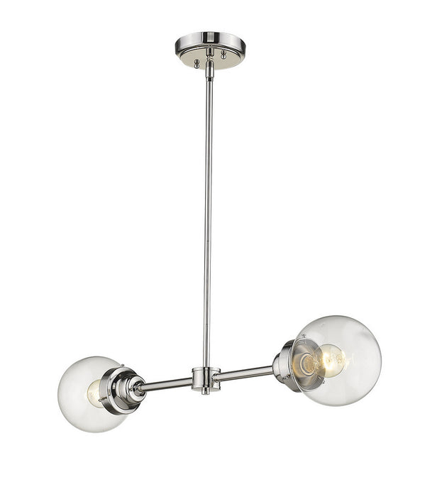 Acclaim Lighting - IN21224PN - Two Light Island Pendant - Portsmith - Polished Nickel