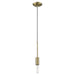 Acclaim Lighting - TP30018AB - One Light Mini-Pendant - Perret - Aged Brass