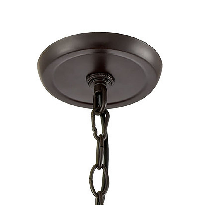 One Light Mini Pendant from the Weaverton collection in Oil Rubbed Bronze finish