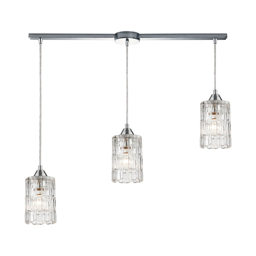 ELK Home - 17414/3L - Three Light Pendant - Ezra - Polished Chrome