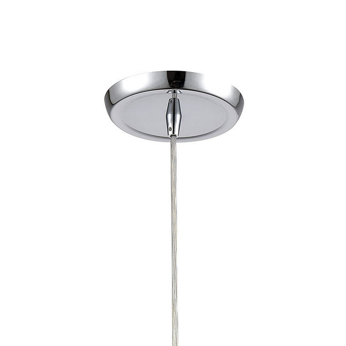 One Light Mini Pendant from the Glitzy collection in Polished Chrome finish