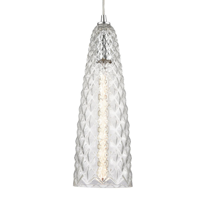 Three Light Pendant from the Glitzy collection in Polished Chrome finish