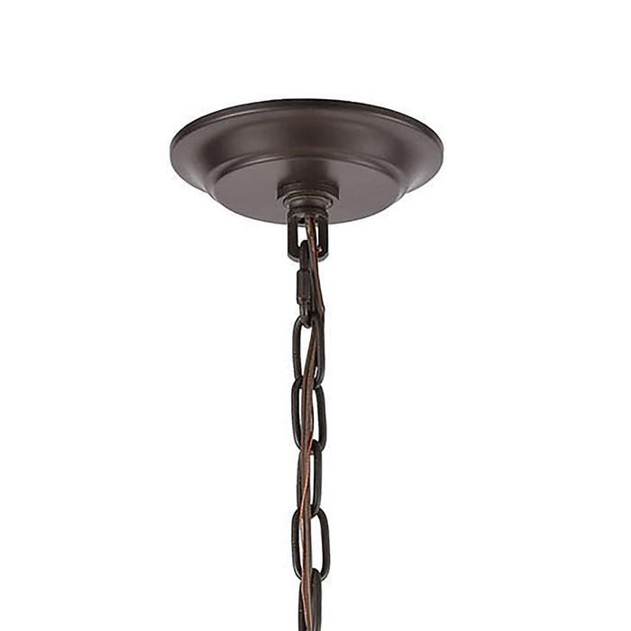 Six Light Chandelier from the Chandette collection in Oil Rubbed Bronze finish