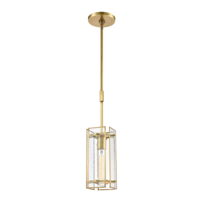 ELK Home - 32381/1 - One Light Mini Pendant - Hyde Park - Satin Brass