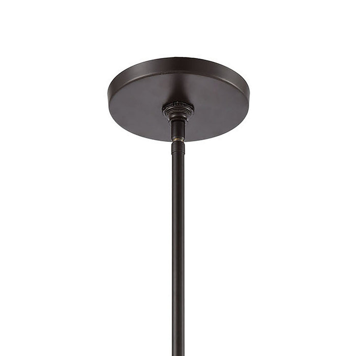 One Light Mini Pendant from the Hyde Park collection in Oil Rubbed Bronze finish