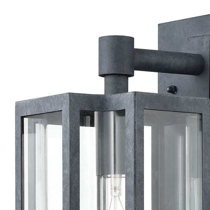 One Light Wall Sconce from the Bianca collection in Aged Zinc finish