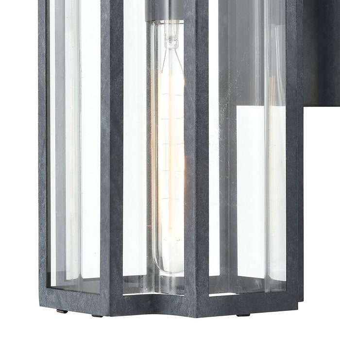 One Light Wall Sconce from the Bianca collection in Aged Zinc finish