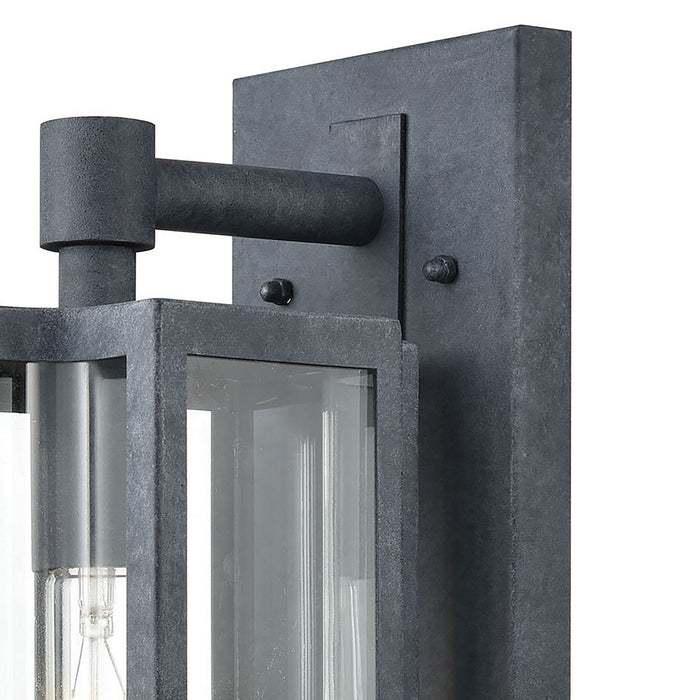 One Light Wall Sconce from the Bianca collection in Aged Zinc finish