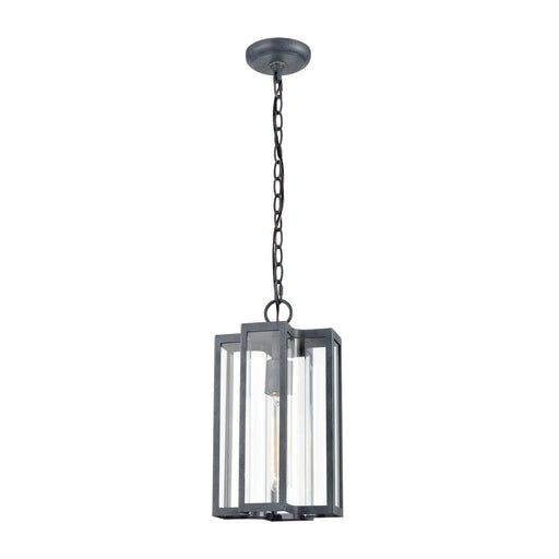 ELK Home - 45167/1 - One Light Outdoor Hanging Lantern - Bianca - Aged Zinc