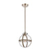 ELK Home - 46443/1 - One Light Mini Pendant - Cusp - Light Wood, Satin Nickel