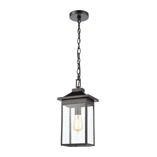 ELK Home - 46703/1 - One Light Outdoor Hanging Lantern - Lamplighter - Matte Black