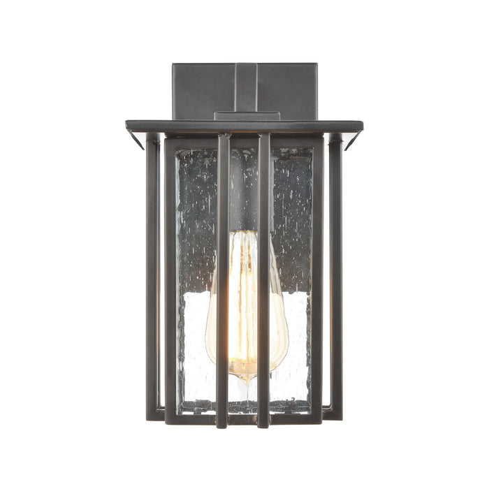 One Light Wall Sconce from the Radnor collection in Matte Black finish