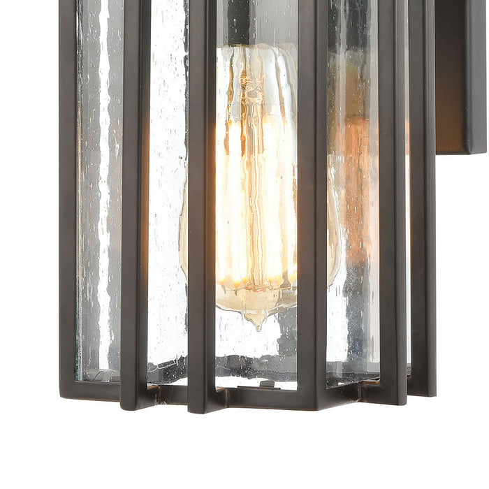 One Light Wall Sconce from the Radnor collection in Matte Black finish