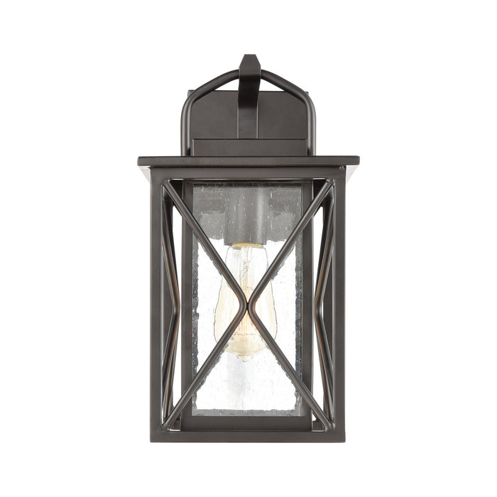 One Light Wall Sconce from the Carriage Light collection in Matte Black finish