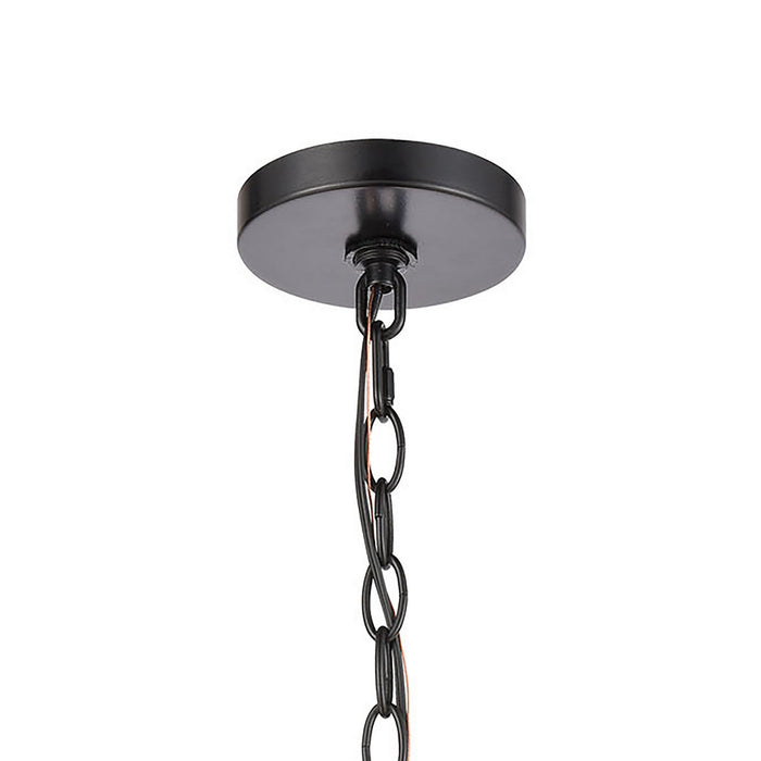 One Light Outdoor Hanging Lantern from the Carriage Light collection in Matte Black finish