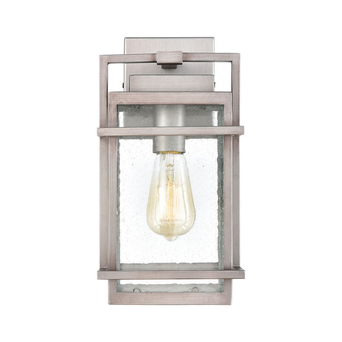 One Light Wall Sconce from the Breckenridge collection in Weathered Zinc finish