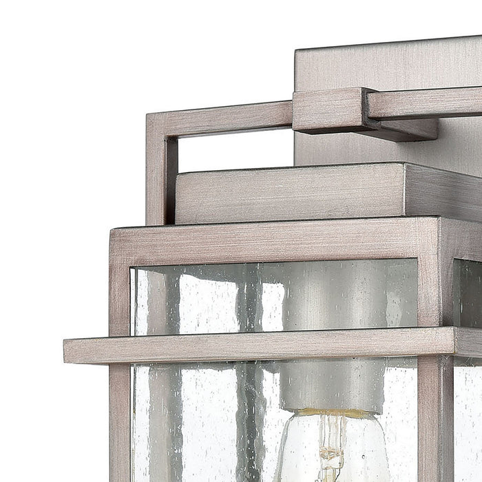 One Light Wall Sconce from the Breckenridge collection in Weathered Zinc finish