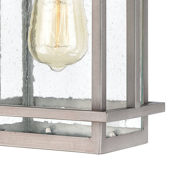 One Light Wall Sconce from the Breckenridge collection in Weathered Zinc finish