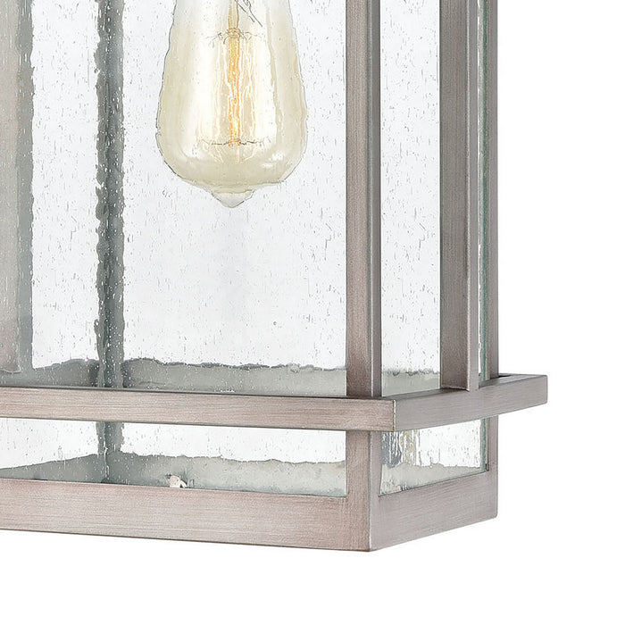 One Light Wall Sconce from the Breckenridge collection in Weathered Zinc finish