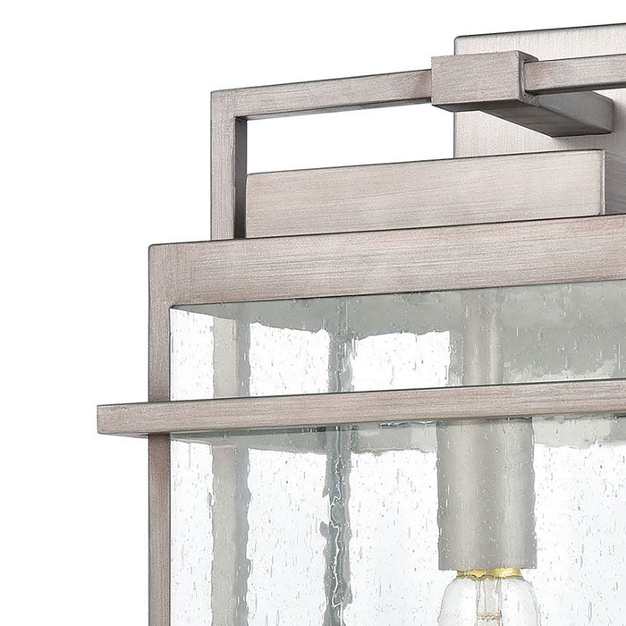 One Light Wall Sconce from the Breckenridge collection in Weathered Zinc finish