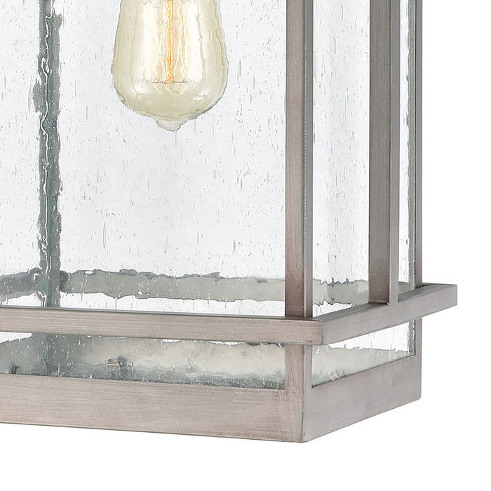 One Light Wall Sconce from the Breckenridge collection in Weathered Zinc finish