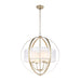 ELK Home - 57039/4 - Four Light Chandelier - Diffusion - Aged Silver