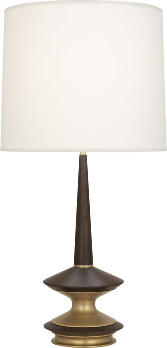 Robert Abbey - 1041 - One Light Table Lamp - Fletcher - Warm Brass w/ Dark Walnut