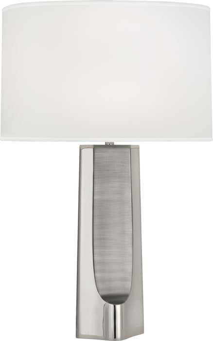 Robert Abbey - S174 - One Light Table Lamp - Margeaux - Polished Nickel w/ Matte Nickel