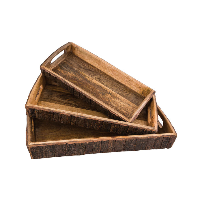 ELK Home - 623509 - Set of 3 Trays - Hollingsworth - Natural