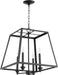 Quorum - 676-4-69 - Four Light Pendant - Noir