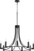 Quorum - 696-9-69 - Nine Light Chandelier - Olympus - Noir