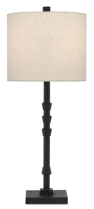 Currey and Company - 6000-0344 - One Light Table Lamp - Molé Black