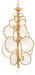 Currey and Company - 9000-0437 - 12 Light Chandelier - Denise McGaha - Contemporary Gold Leaf