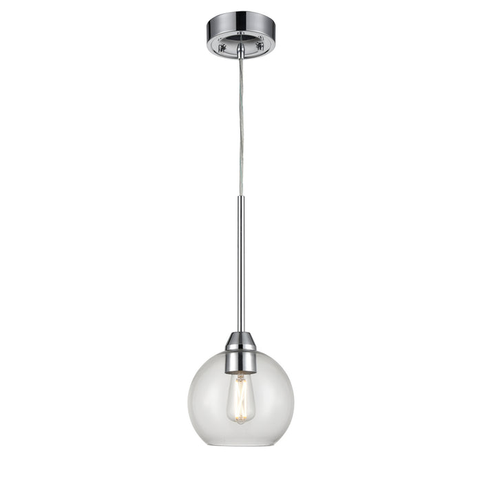 DVI Lighting - DVP34721CH-CL - One Light Mini-Pendant - Andromeda - Chrome w/ Clear Glass