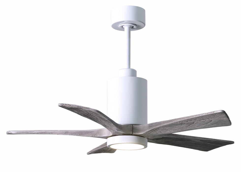 Matthews Fan Company - PA5-WH-BW-42 - 42``Ceiling Fan - Patricia - Gloss White