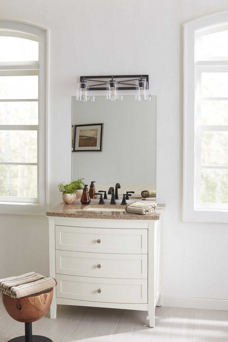 Three Light Bath & Vanity from the Briarwood collection in Graphite finish