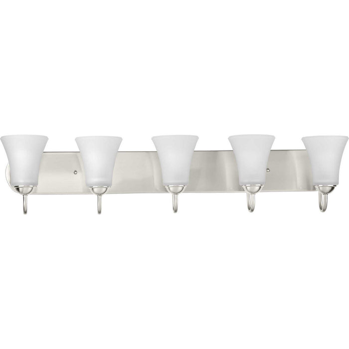 Progress Lighting - P300237-009 - Five Light Bath & Vanity - Classic - Brushed Nickel