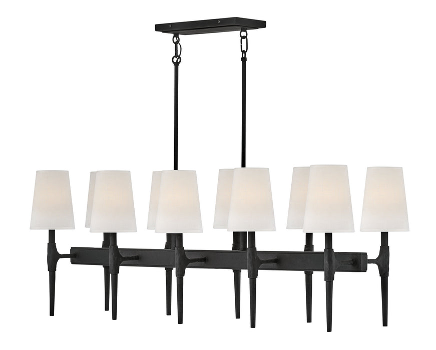 Hinkley - 4469BK - Ten Light Chandelier - Beaumont - Black