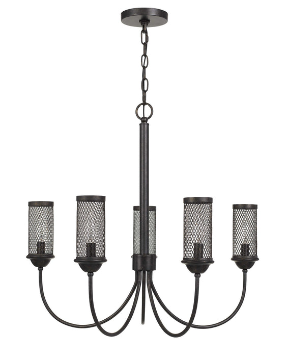 Cal Lighting - FX-3715-5 - Five Light Chandelier - Fulton - Textured Bronze