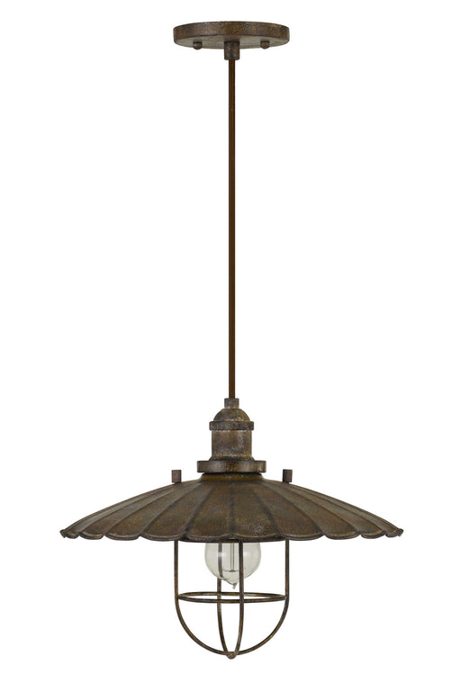 Cal Lighting - FX-3725-1P - One Light Pendant - Olive - Rust