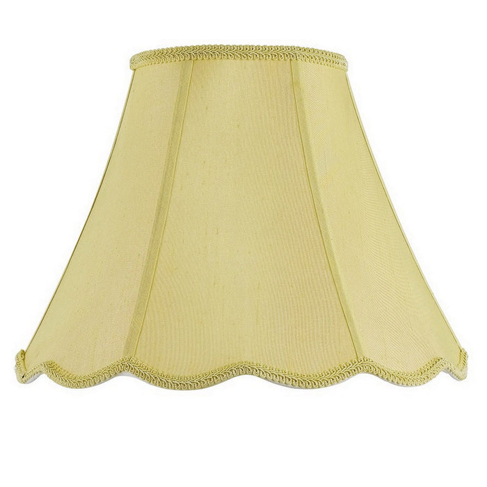 Cal Lighting - SH-8105/18-CM - Shade - Piped Scallop Bell - Champagne