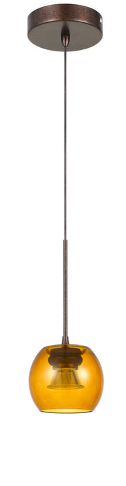 Cal Lighting - UP-1121 - LED Pendant - Ithaca - Rust