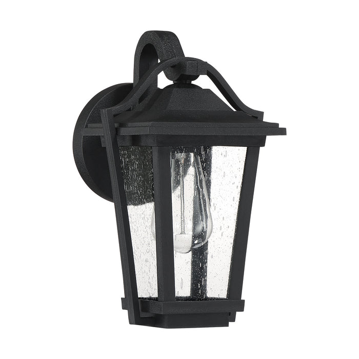 One Light Outdoor Wall Lantern from the Darius collection in Earth Black finish