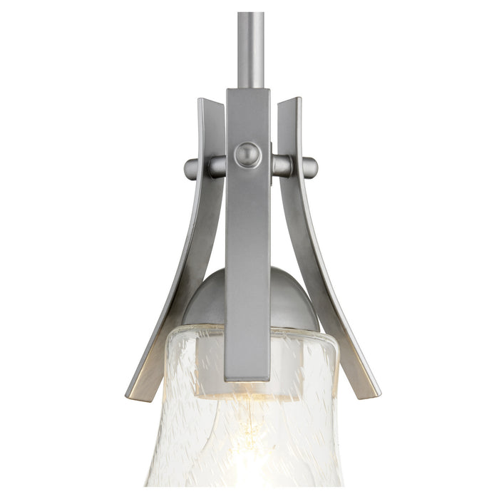 One Light Pendant from the Aspen collection in Classic Nickel finish